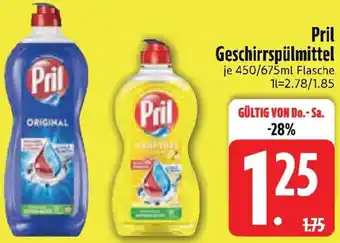 Edeka Pril Geschirrspülmittel Angebot