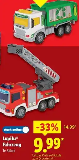 Lidl Lupilu Fahrzeug Angebot