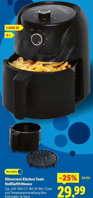 Lidl Silvercrest Kitchen Tools Heißluftfritteuse Angebot