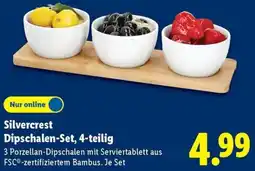 Lidl Silvercrest Dipschalen-Set, 4-teilig Angebot