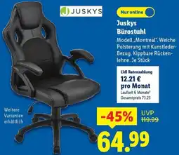 Lidl Juskys Bürostuhl Angebot