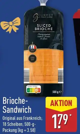 Aldi Nord Brioche Sandwich Angebot