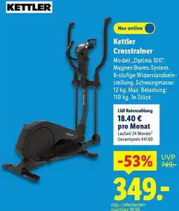 Lidl Kettler Crosstrainer Angebot