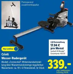 Lidl Crivit Wasser-Rudergerät Angebot