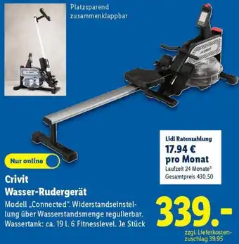 Lidl Crivit Wasser-Rudergerät Angebot