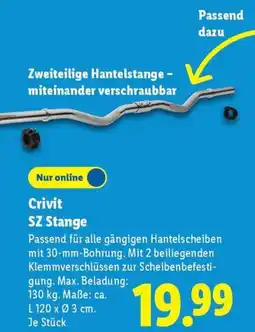 Lidl Crivit SZ Stange Angebot