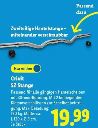 Lidl Crivit SZ Stange Angebot