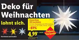 Lidl Livarno Home LED-Leuchtstern Angebot