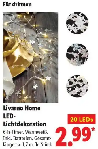 Lidl Livarno Home LED Lichtdekoration Angebot