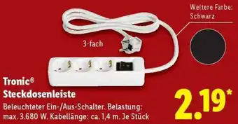 Lidl Tronic Steckdosenleiste Angebot