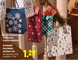 Lidl Crelando Geschenktaschen Set Angebot