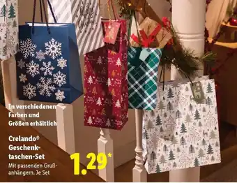 Lidl Crelando Geschenktaschen Set Angebot