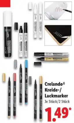 Lidl Crelando Kreide-/ Lackmarker Angebot