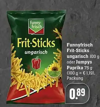 Edeka Funny-frisch Frit-sticks Ungarisch Oder Jumpys Paprika Angebot