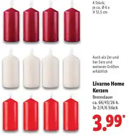 Lidl Livarno Home Kerzen Angebot