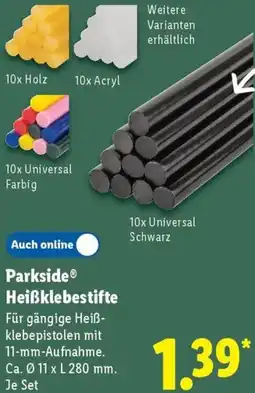 Lidl Parkside Heißklebestifte Angebot