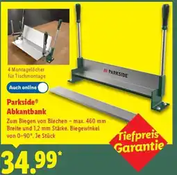 Lidl Parkside Abkantbank Angebot