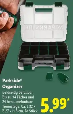 Lidl Parkside Organizer Angebot