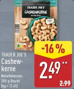 Aldi Nord TRADER JOE'S Cashewkerne Angebot