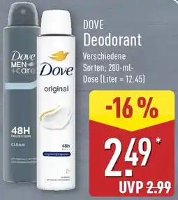 Aldi Nord DOVE Deodorant Angebot