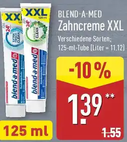 Aldi Nord BLEND-A-MED Zahncreme XXL Angebot