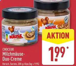 Aldi Nord CHOCEUR Milchmäuse Duo-Creme Angebot