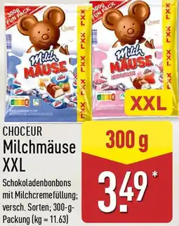 Aldi Nord CHOCEUR Milchmäuse XXL Angebot