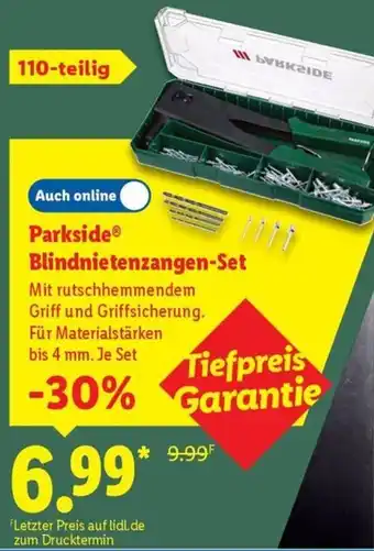 Lidl Parkside Blindnietenzangen-Set Angebot