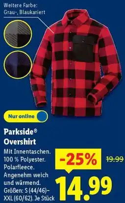 Lidl Parkside Overshirt Angebot