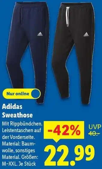 Lidl Adidas Sweathose Angebot