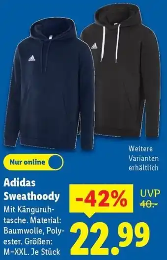 Lidl Adidas Sweathoody Angebot