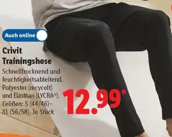 Lidl Crivit Trainingshose Angebot