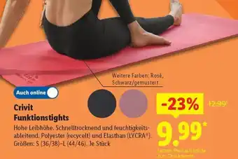 Lidl Crivit Funktionstights Angebot