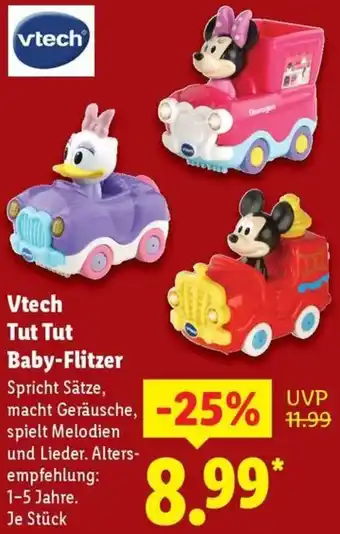 Lidl Vtech Tut Tut Baby-Flitzer Angebot