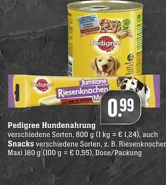 Edeka Pedigree Hundenahrung Auch Snacks Angebot