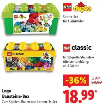 Lidl Lego Bausteine-Box Angebot