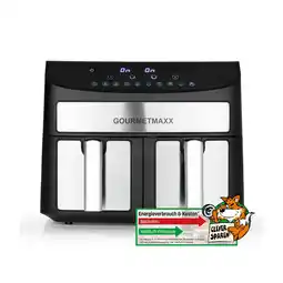 Netto Marken-Discount GOURMETmaxx Heißluft-Fritteuse Zweikammer 7l Angebot
