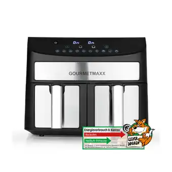 Netto Marken-Discount GOURMETmaxx Heißluft-Fritteuse Zweikammer 7l Angebot