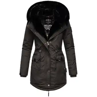 Netto Marken-Discount NAVAHOO Damen Wintermantel Winterparka Gefüttert mit 2 Kunstpelz-Kapuzen Sweety Deluxe Angebot