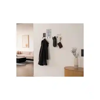 Netto Marken-Discount HOME DELUXE Garderobenleiste inkl. Haken und Magnete HOOK 8x Haken Weiß - versch. Ausführungen Angebot