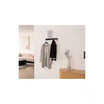 Netto Marken-Discount HOME DELUXE Garderobenleiste inkl. Haken und Magnete HOOK 5x Haken Schwarz - versch. Ausführungen Angebot