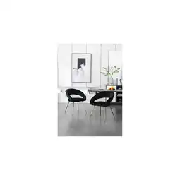 Netto Marken-Discount HOME DELUXE Esszimmerstuhl Samt Schwarz LYRIC 4 Stück - versch. Ausführungen Angebot