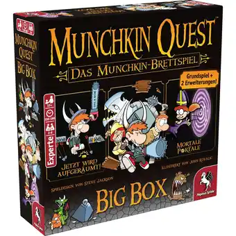 Netto Marken-Discount Pegasus Brettspiel Munchkin Quest Big Box Angebot