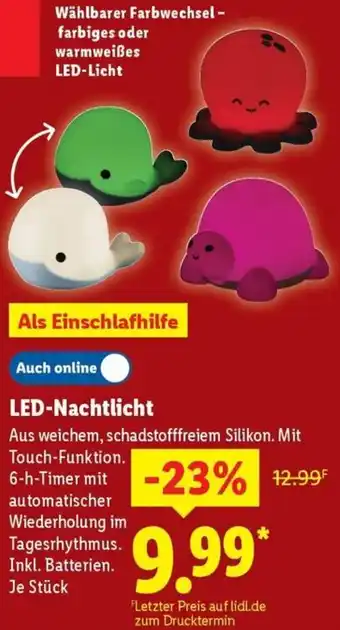 Lidl LED-Nachtlicht Angebot