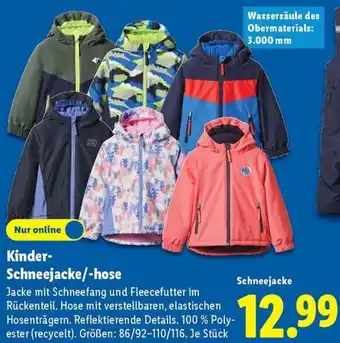 Lidl Kinder Schneejacke Angebot