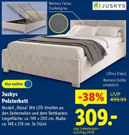 Lidl Juskys Polsterbett Angebot