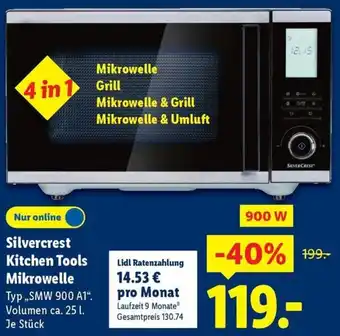 Lidl Silvercrest Kitchen Tools Mikrowelle Angebot