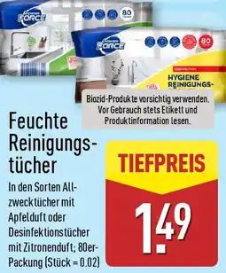 Aldi Nord Power Force Feuchte Reinigungstücher Angebot