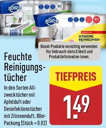 Aldi Nord Power Force Feuchte Reinigungstücher Angebot