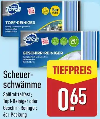 Aldi Nord Power Force Scheuerschwämme Angebot